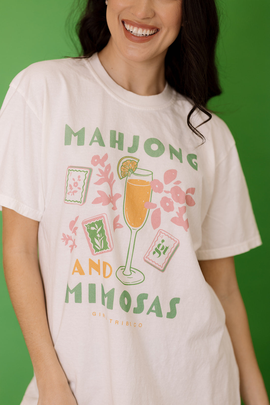 Mahjong and Mimosas Tee
