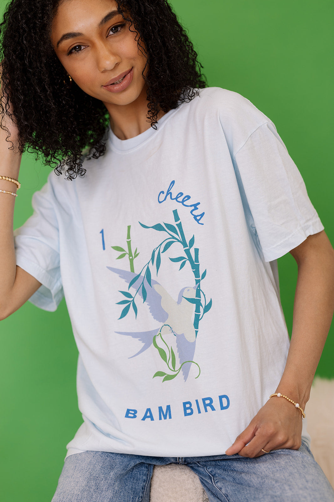 Bird Bam Mahjong Tee