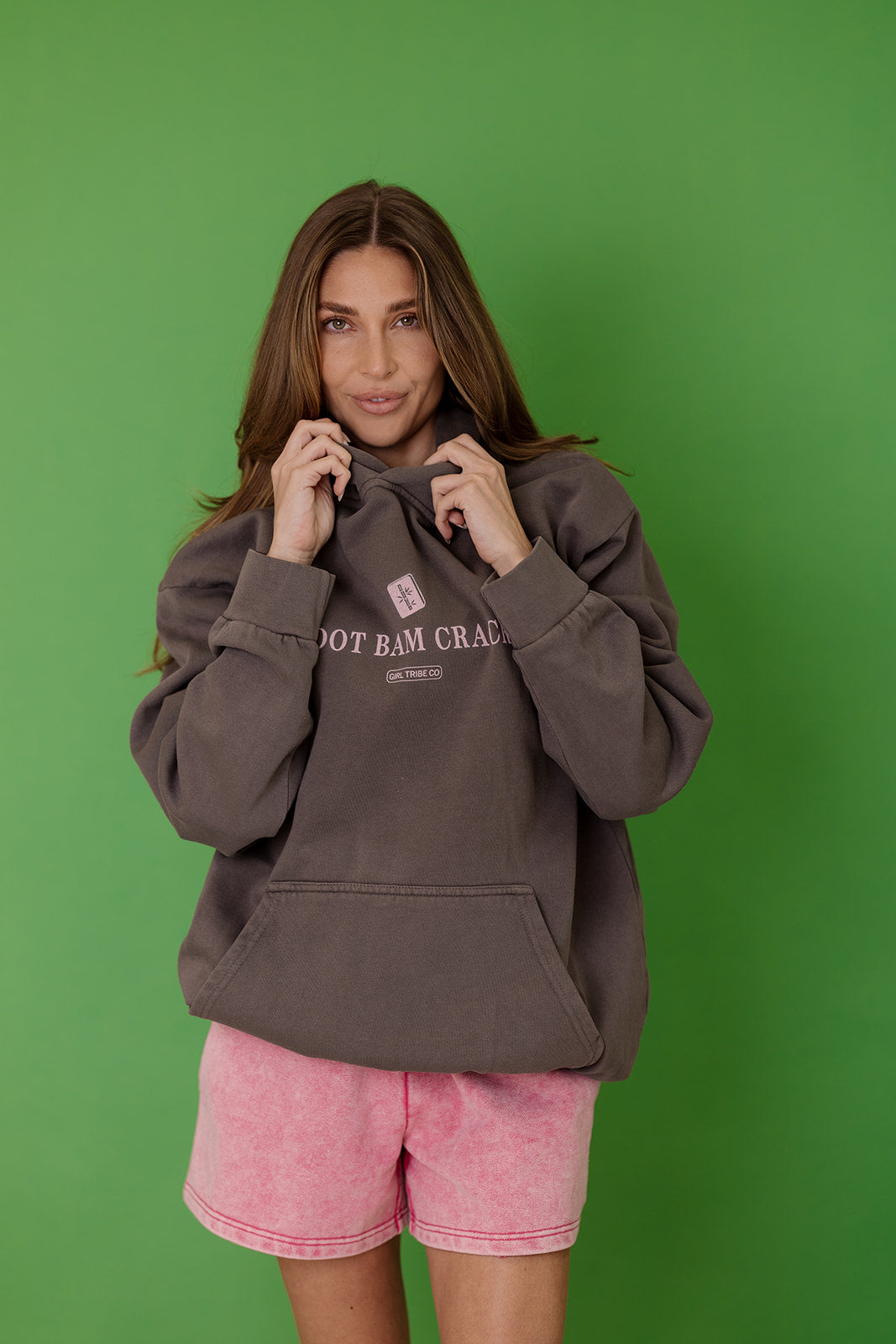 DOT BAM CRACK Hoodie in Pepper