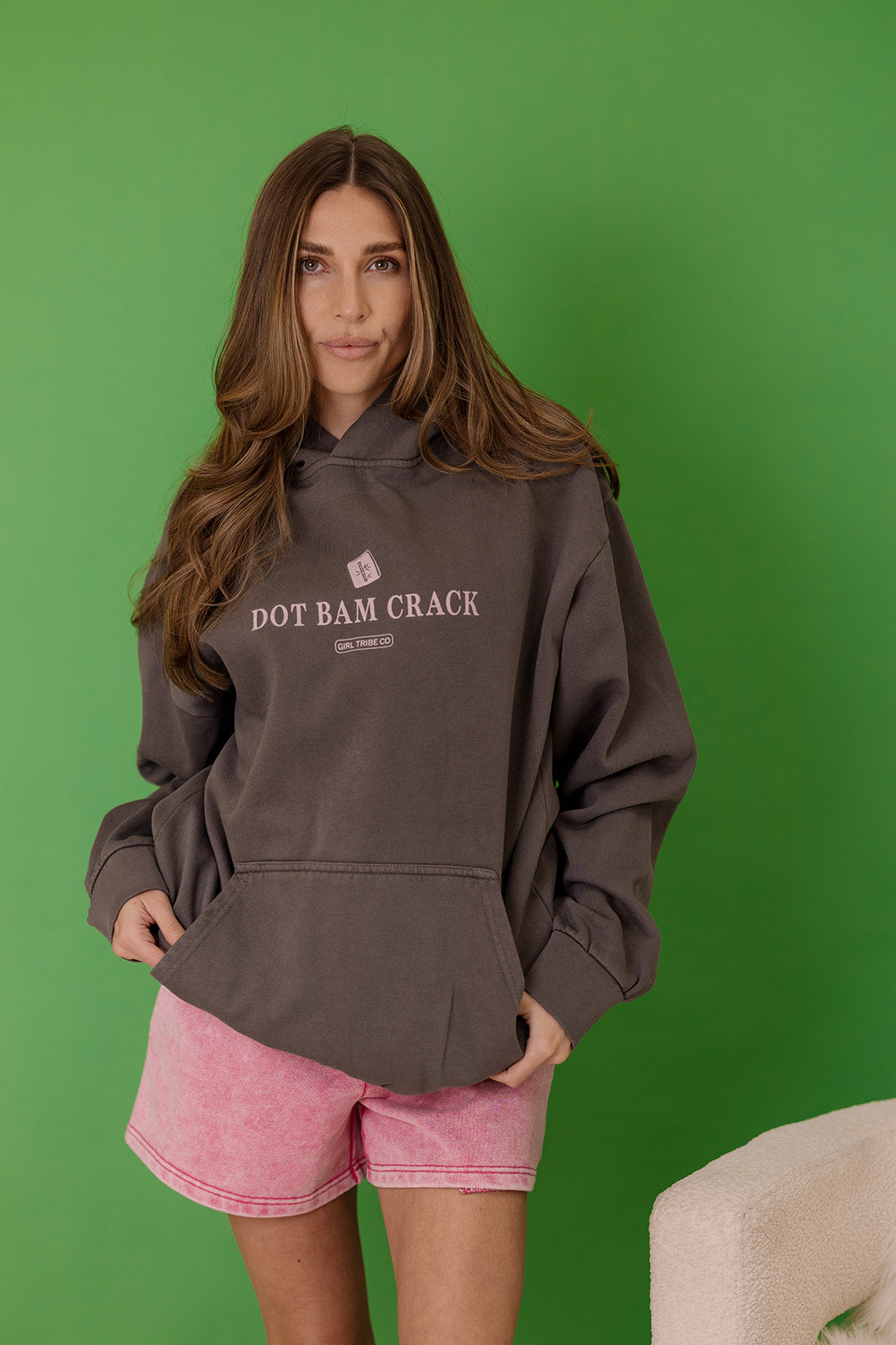 DOT BAM CRACK Hoodie in Pepper