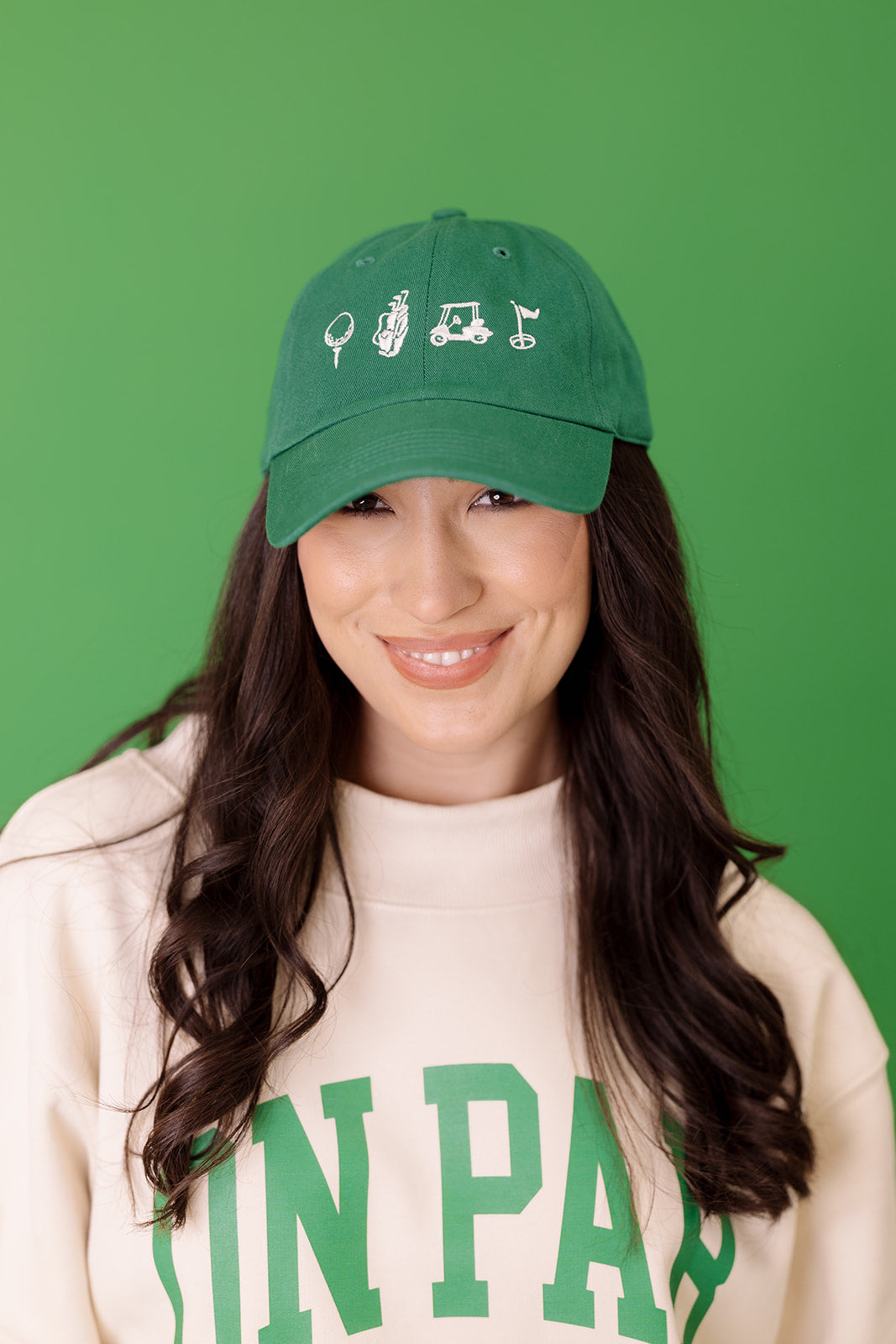 Golf Icons Hat in Kelly Green