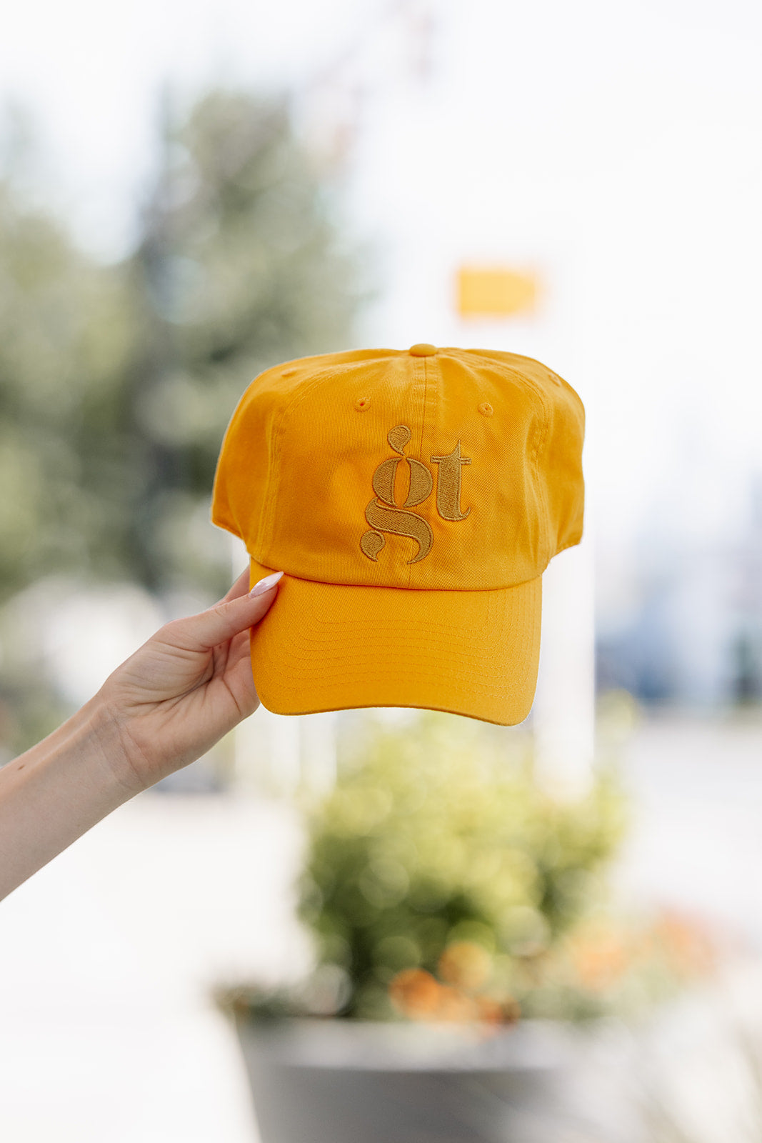 Girl Tribe Logo Hat in Yellow