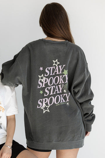 Stay Spooky Sweatshirt in Pepper