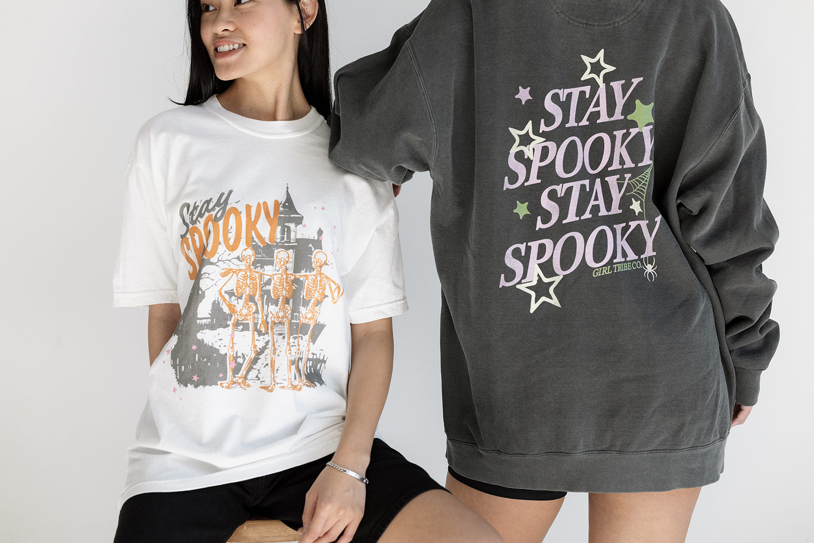 Stay Spooky Sweatshirt in Pepper