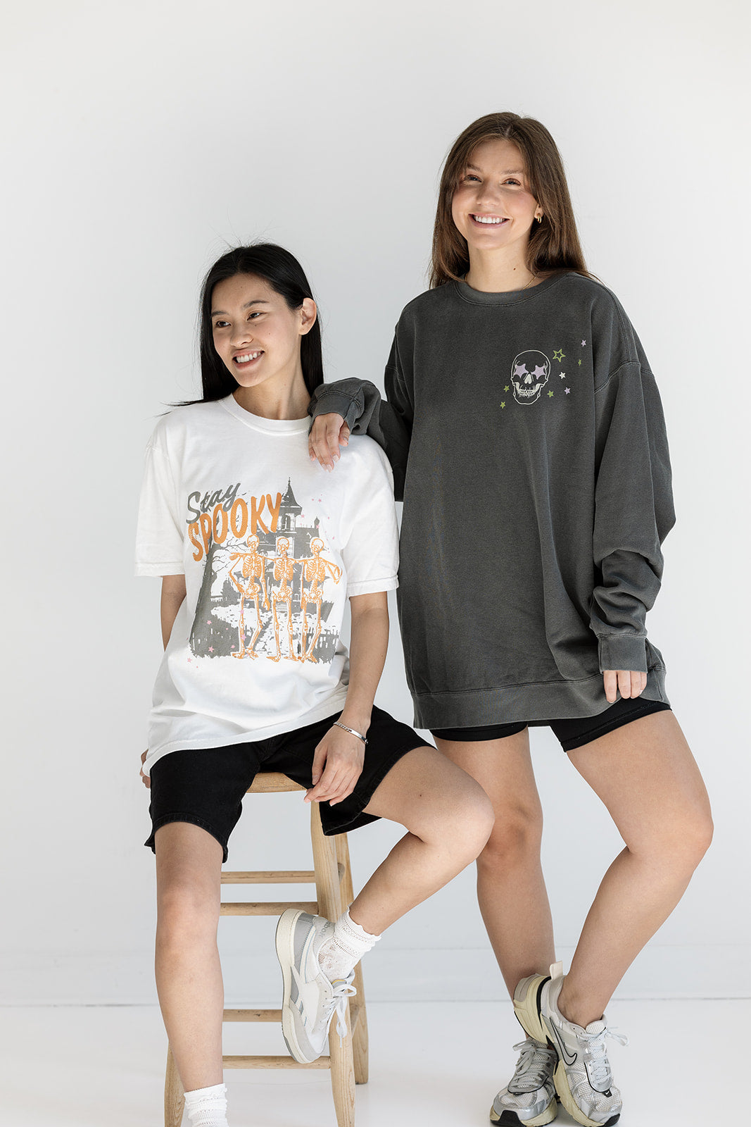 Stay Spooky Sweatshirt in Pepper