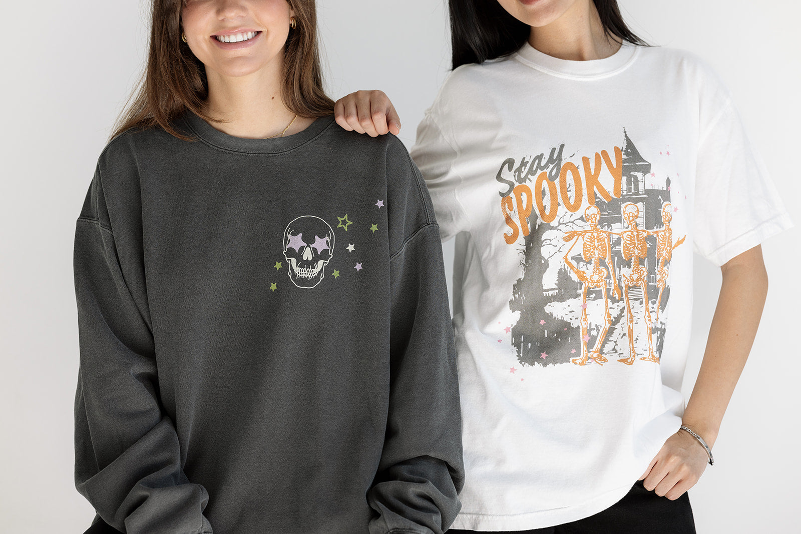 Stay Spooky Sweatshirt in Pepper