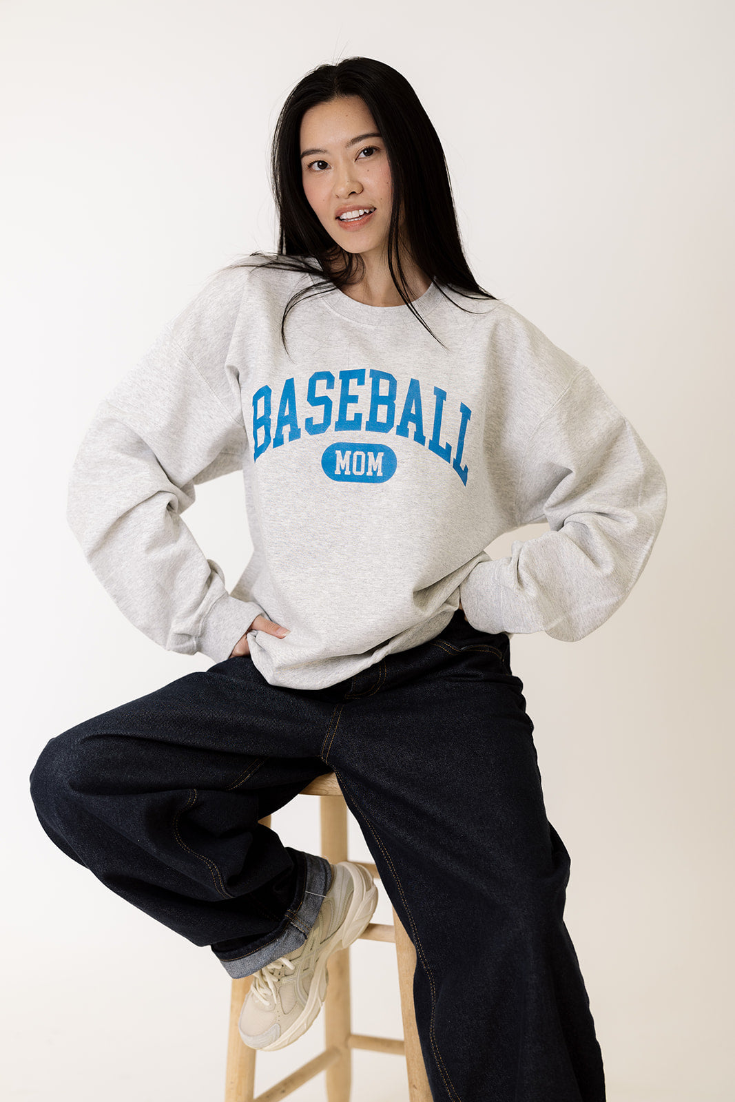 Baseball Mom Crewneck Sweatshirt