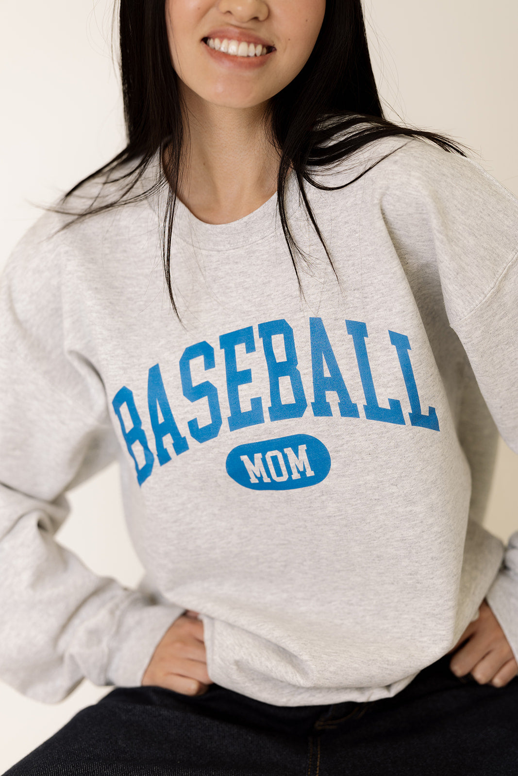 Baseball Mom Crewneck Sweatshirt