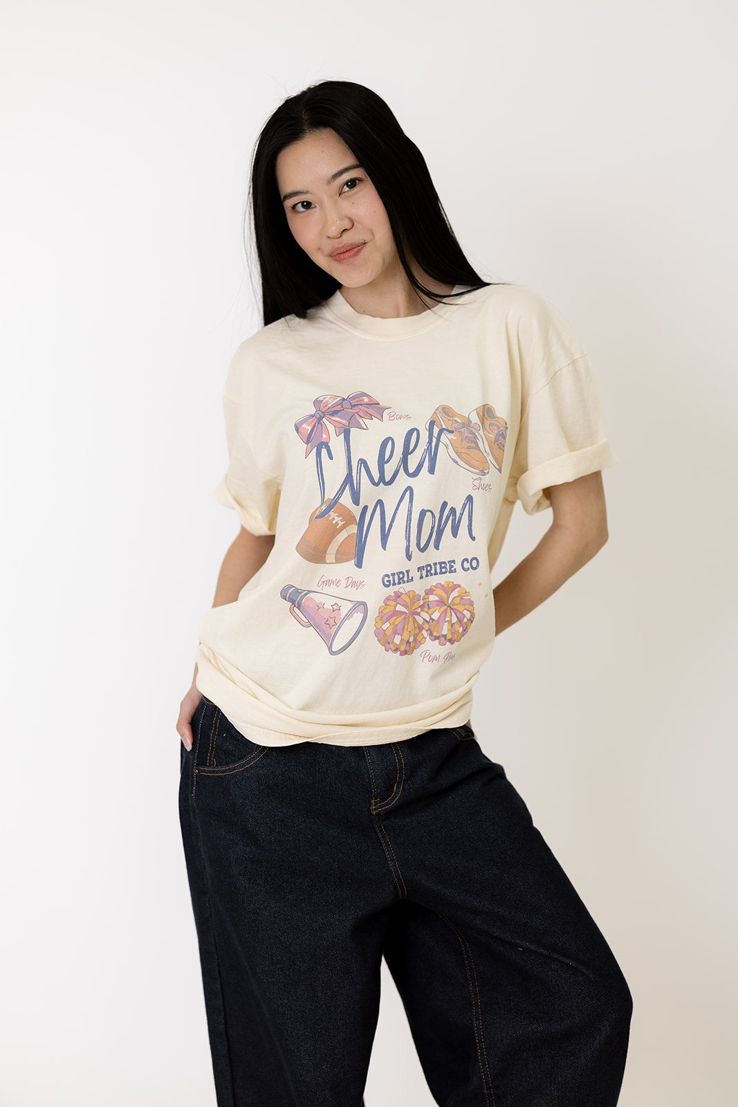 Cheer Mom Icons Tee