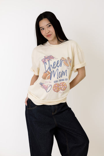 Cheer Mom Icons Tee