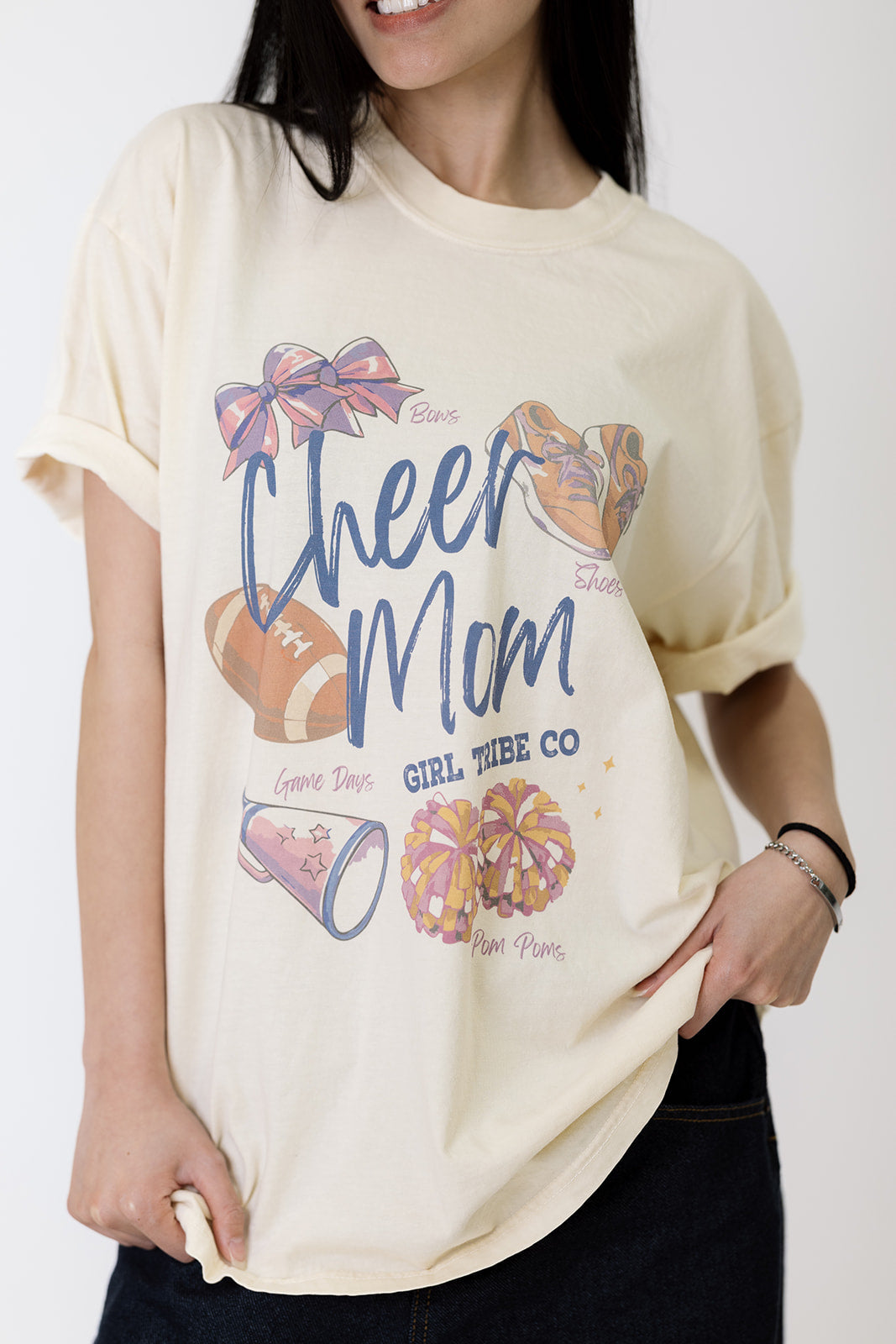 Cheer Mom Icons Tee