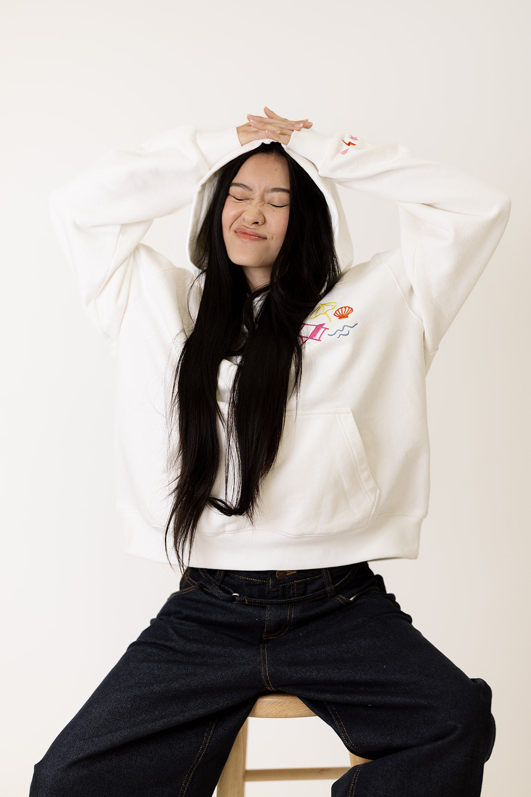 Girl Tribe Co Embroidered Bikini Summer Hoodie