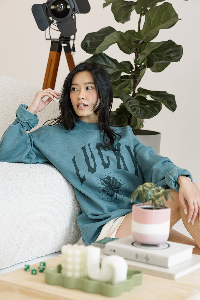 Lucky Sweatshirt - Girl Tribe Co. St Patrick's Day Collection