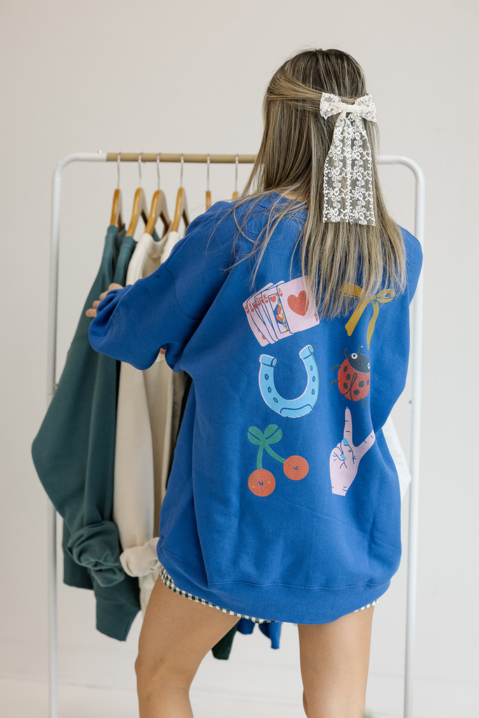 How Lucky Are We Sweatshirt - Girl Tribe Co. St Patrick's Day Collection