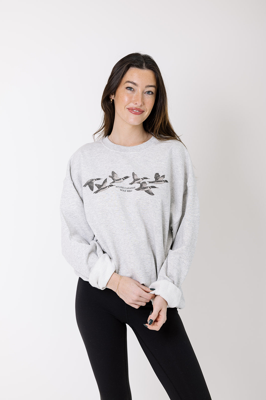 Stupid Canadian Wolf Bird Sweat