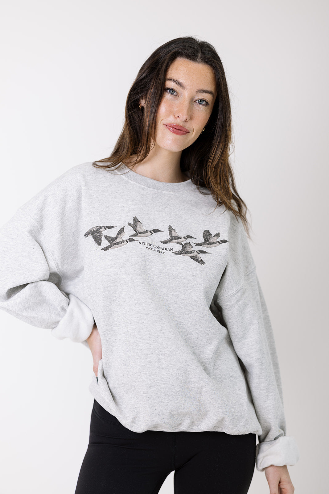 Stupid Canadian Wolf Bird Sweat