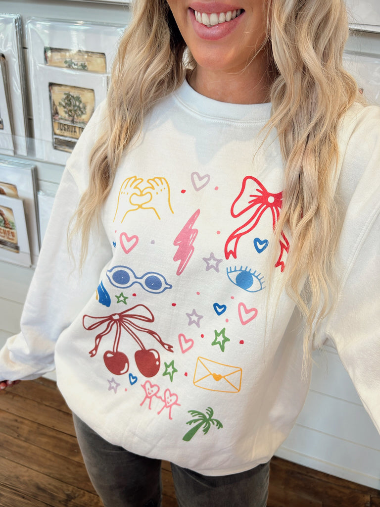 Doodle Sweatshirt - Reagan Baylee x Girl Tribe Co. Collection