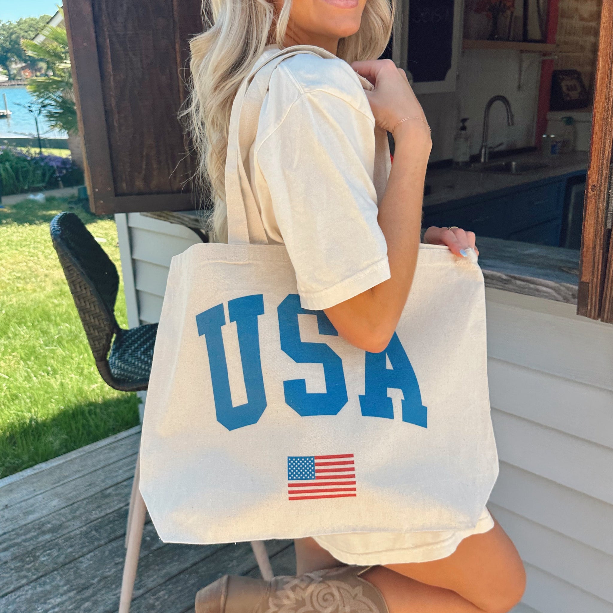 Made In America - USA Tote - Girl Tribe Co.