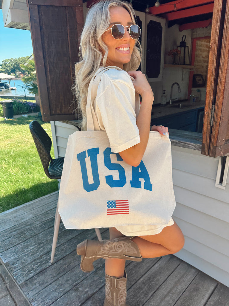 Girl Tribe Co. Made in America July 4th Collection - USA Tote