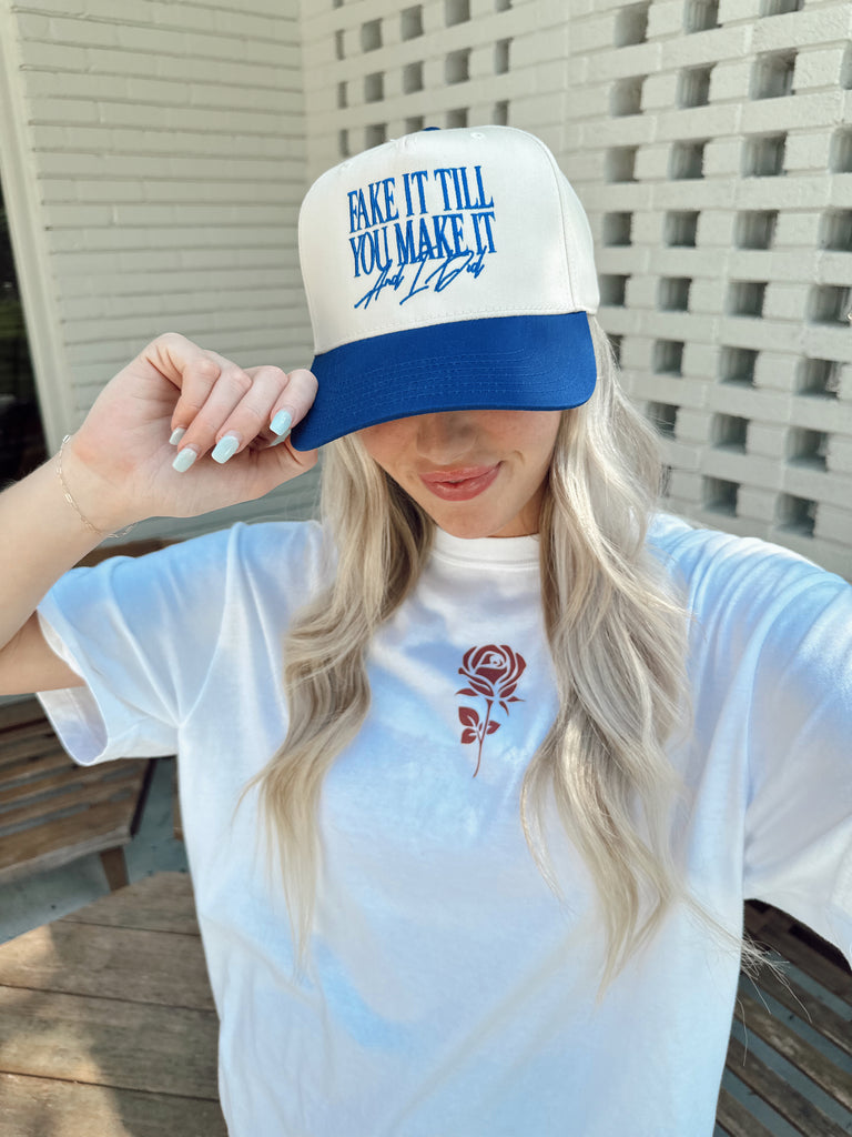 Fake It Till You Make It Hat - Girl Tribe Co. Miss Americana Collection