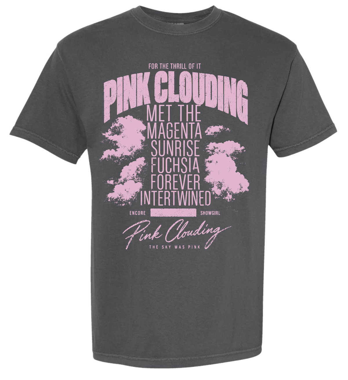 Pink Clouding Tee in Pepper