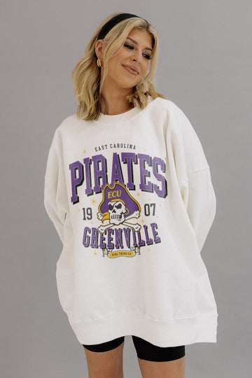 Pirates Sparkle Sweatshirt- Girl Tribe Co. ECU X Girl Tribe 