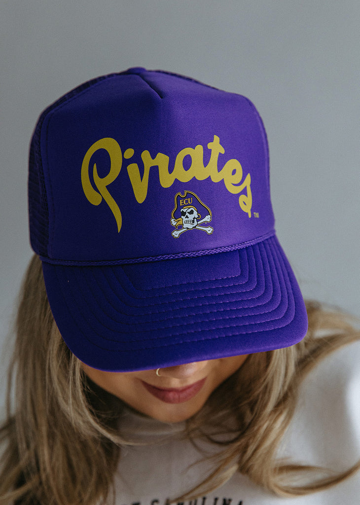 Pirates Trucker Hat- Girl Tribe Co. ECU X Girl Tribe 