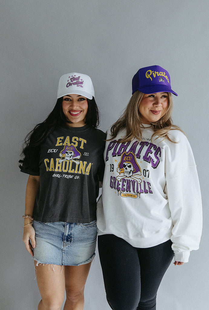 Pirates Trucker Hat- Girl Tribe Co. ECU X Girl Tribe