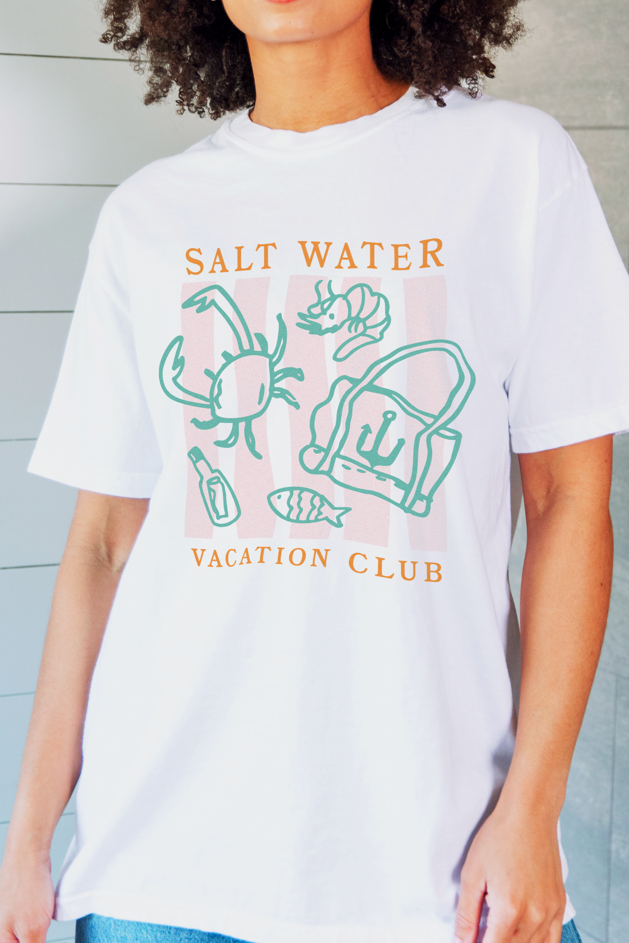 Saltwater Vaction Club Tee