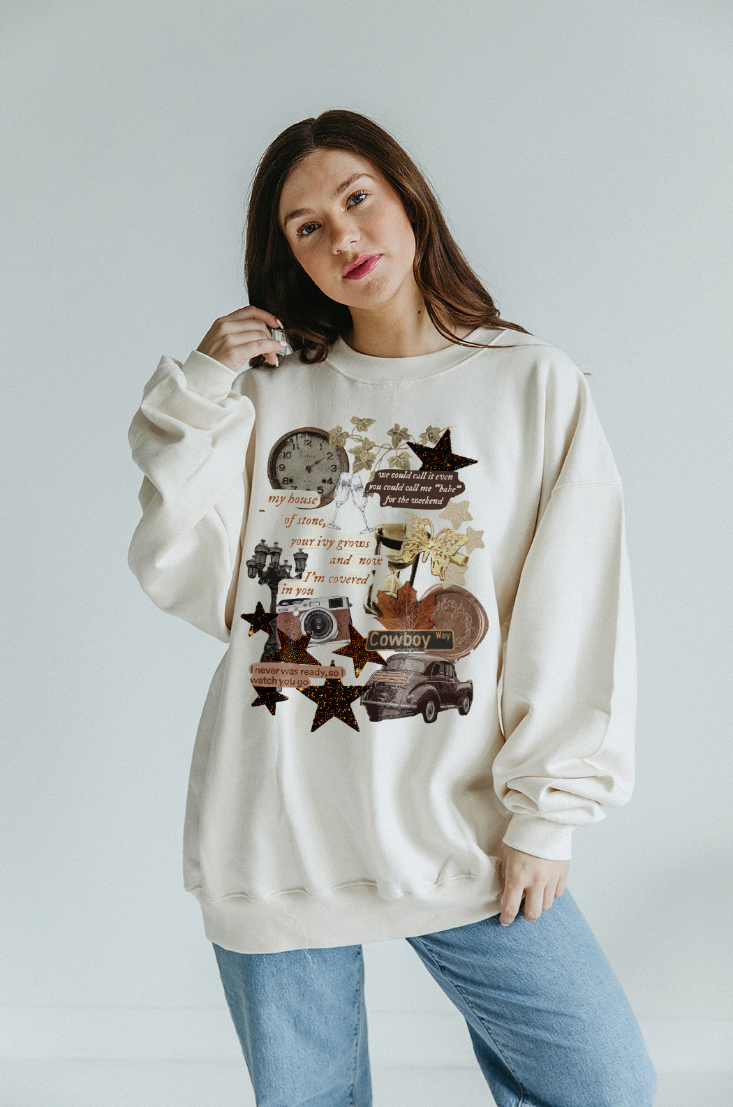 Ivy Collage Sweatshirt
