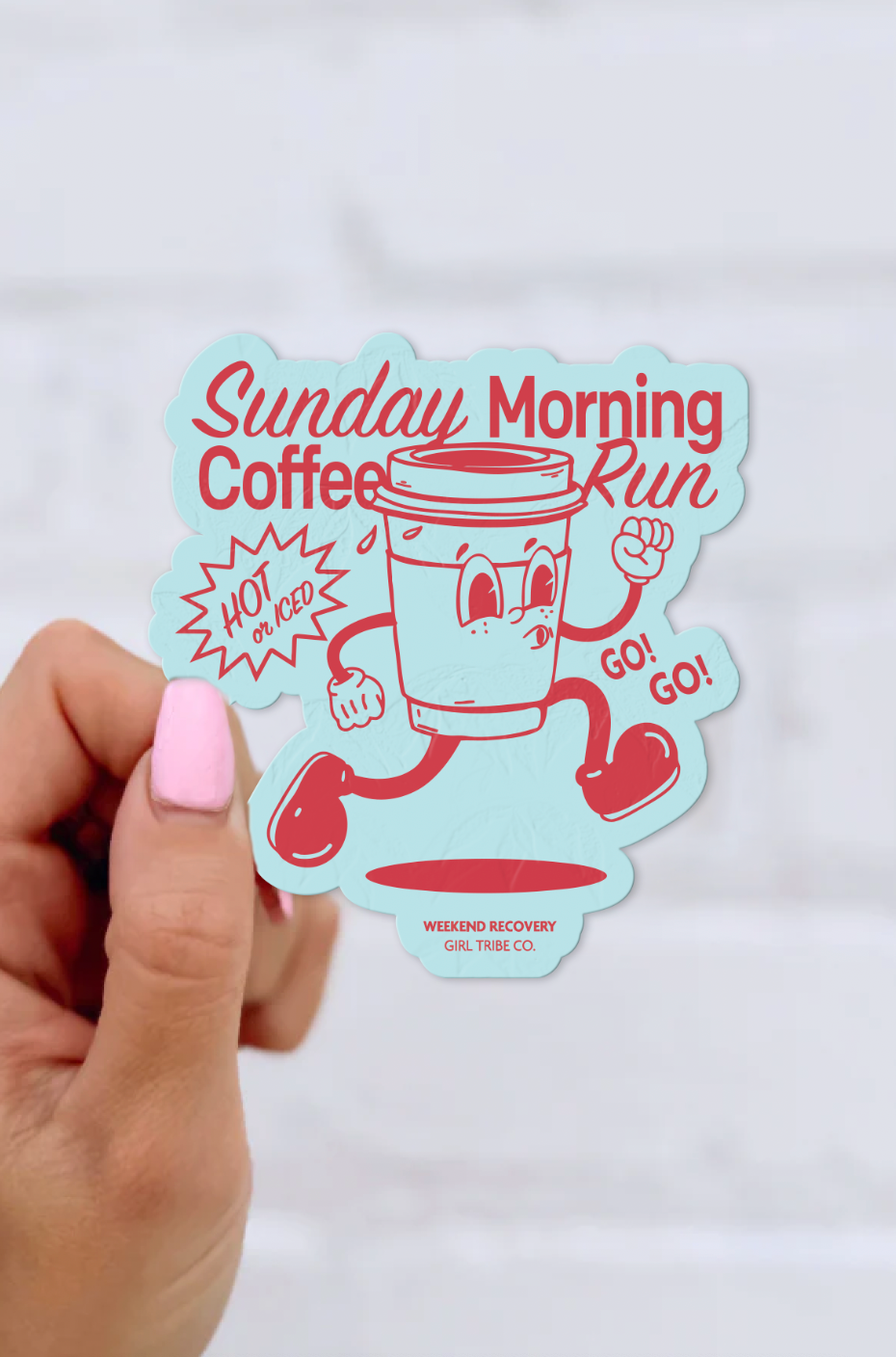 Sunday Coffee Sticker