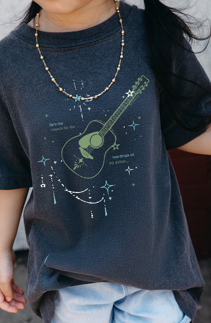 teardrops on my guitar tee