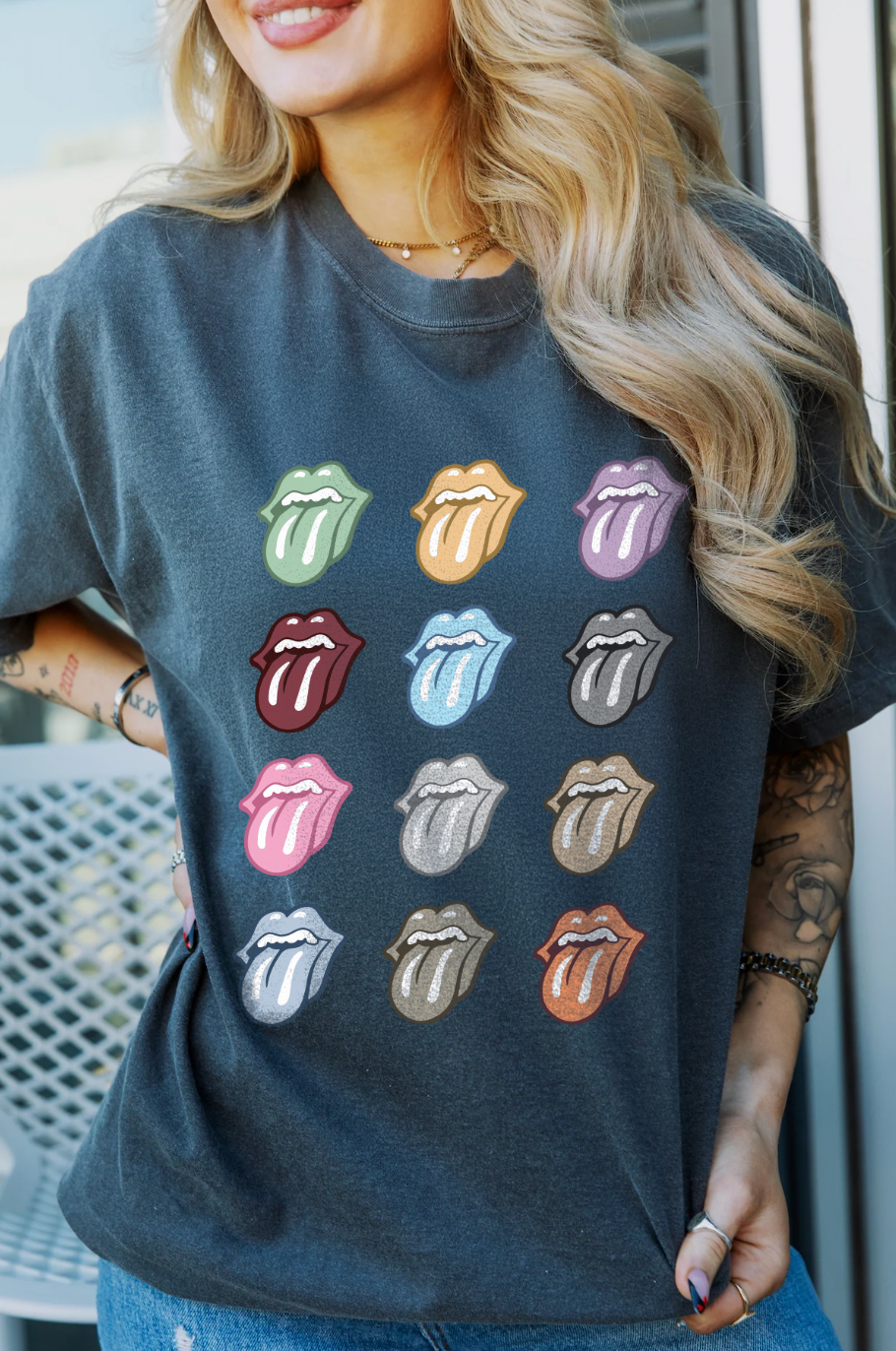 Tongue Concert Tee in Pepper