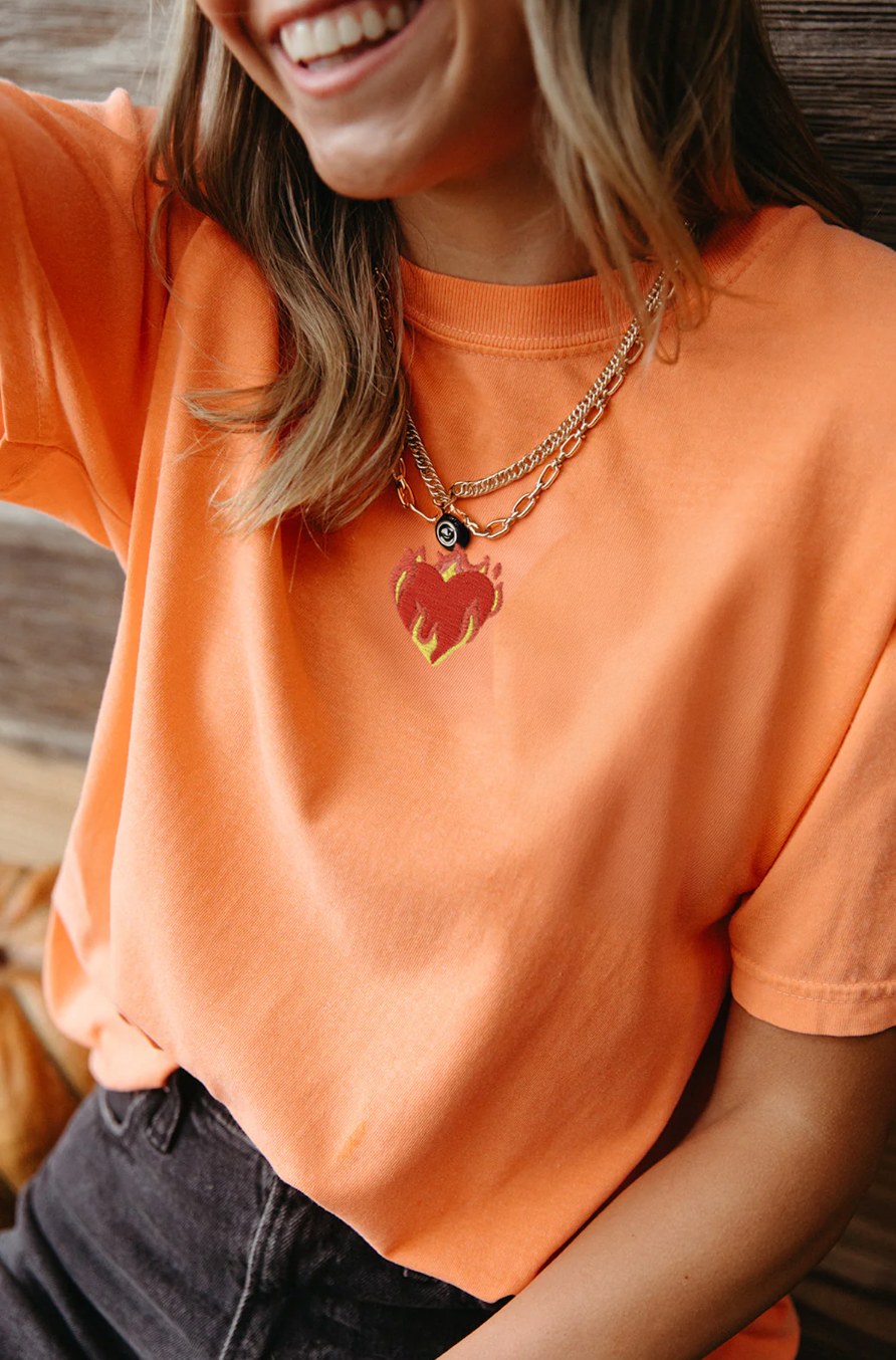Showgirl Orange Tee