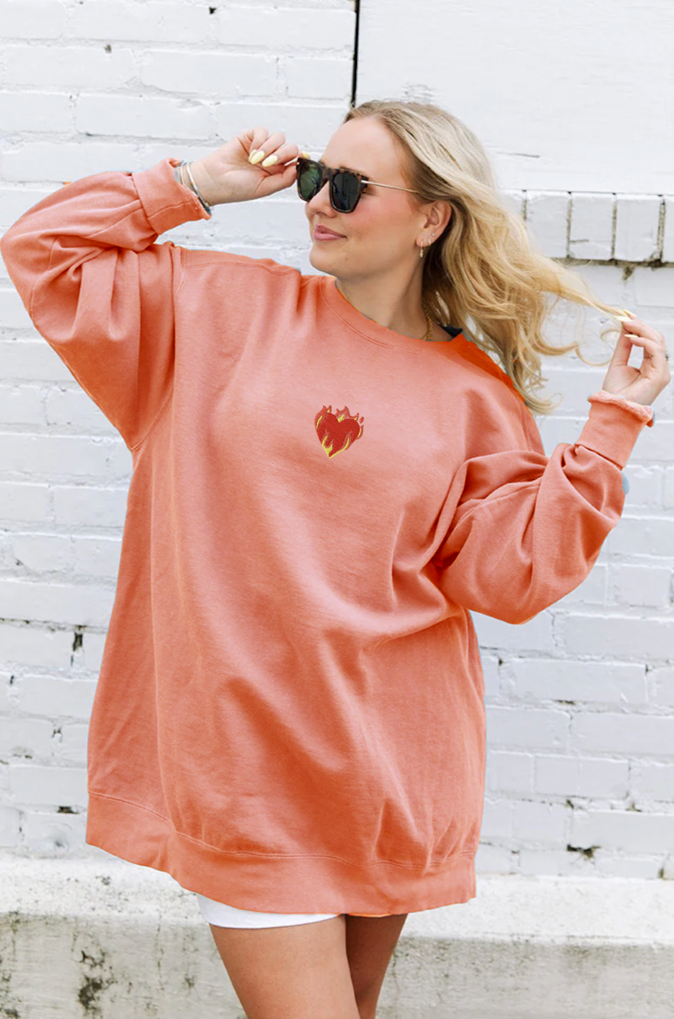 Showgirl Orange Crewneck