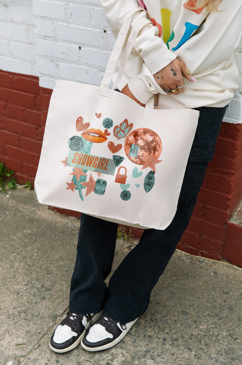 Showgirl Collage Tote