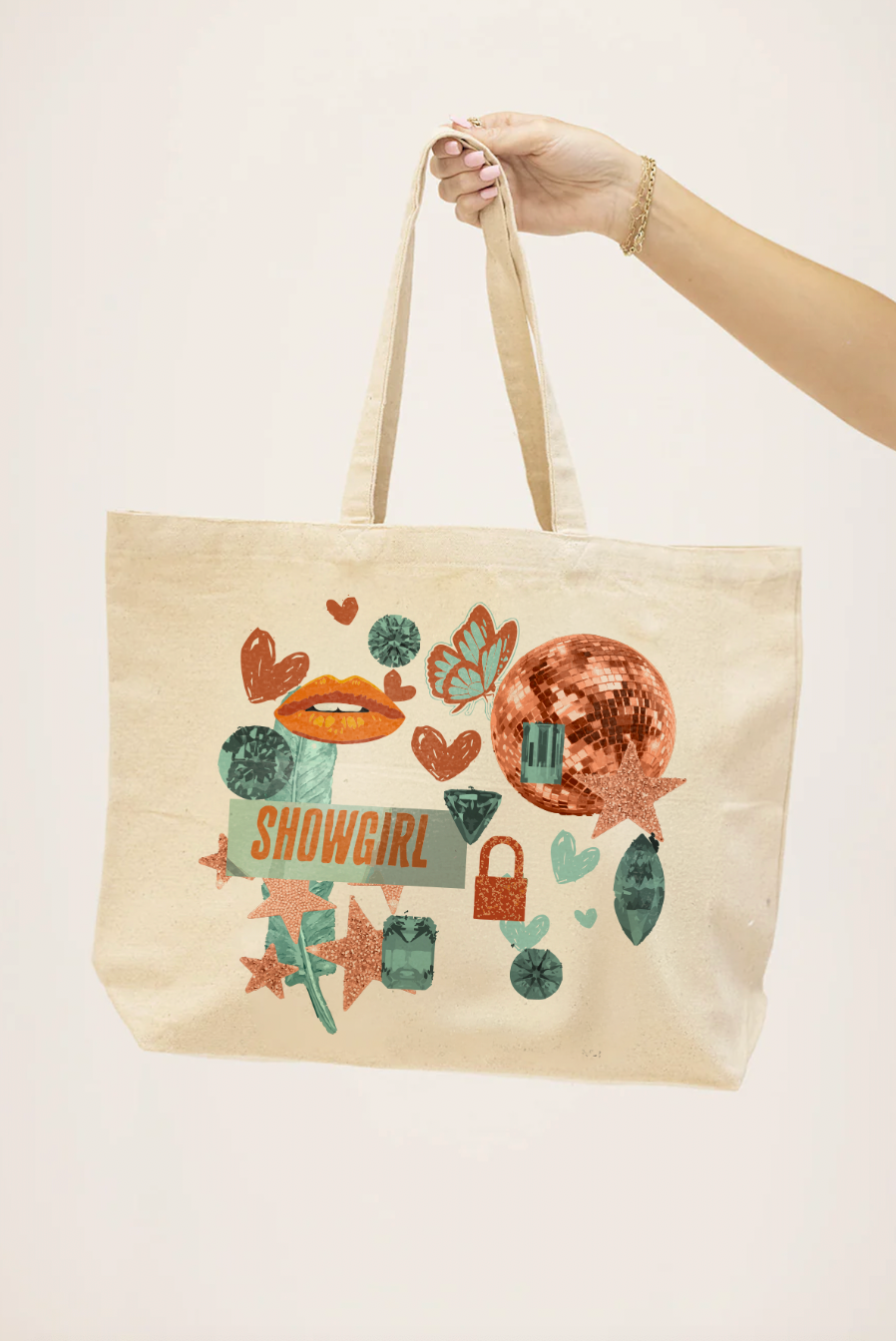 Showgirl Collage Tote