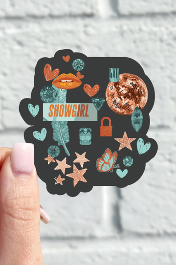 Showgirl Collage Sticker