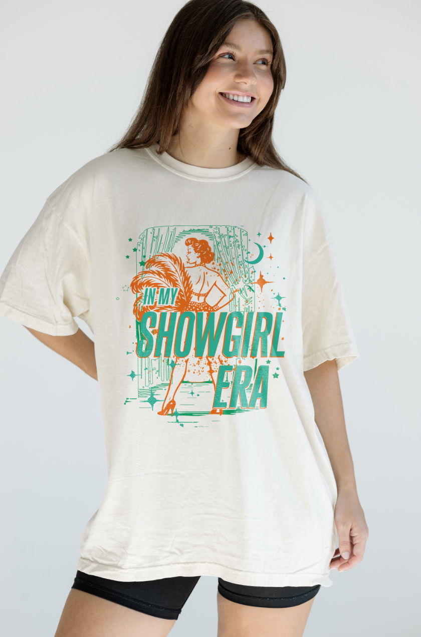 Showgirl Era Tee in Ivory