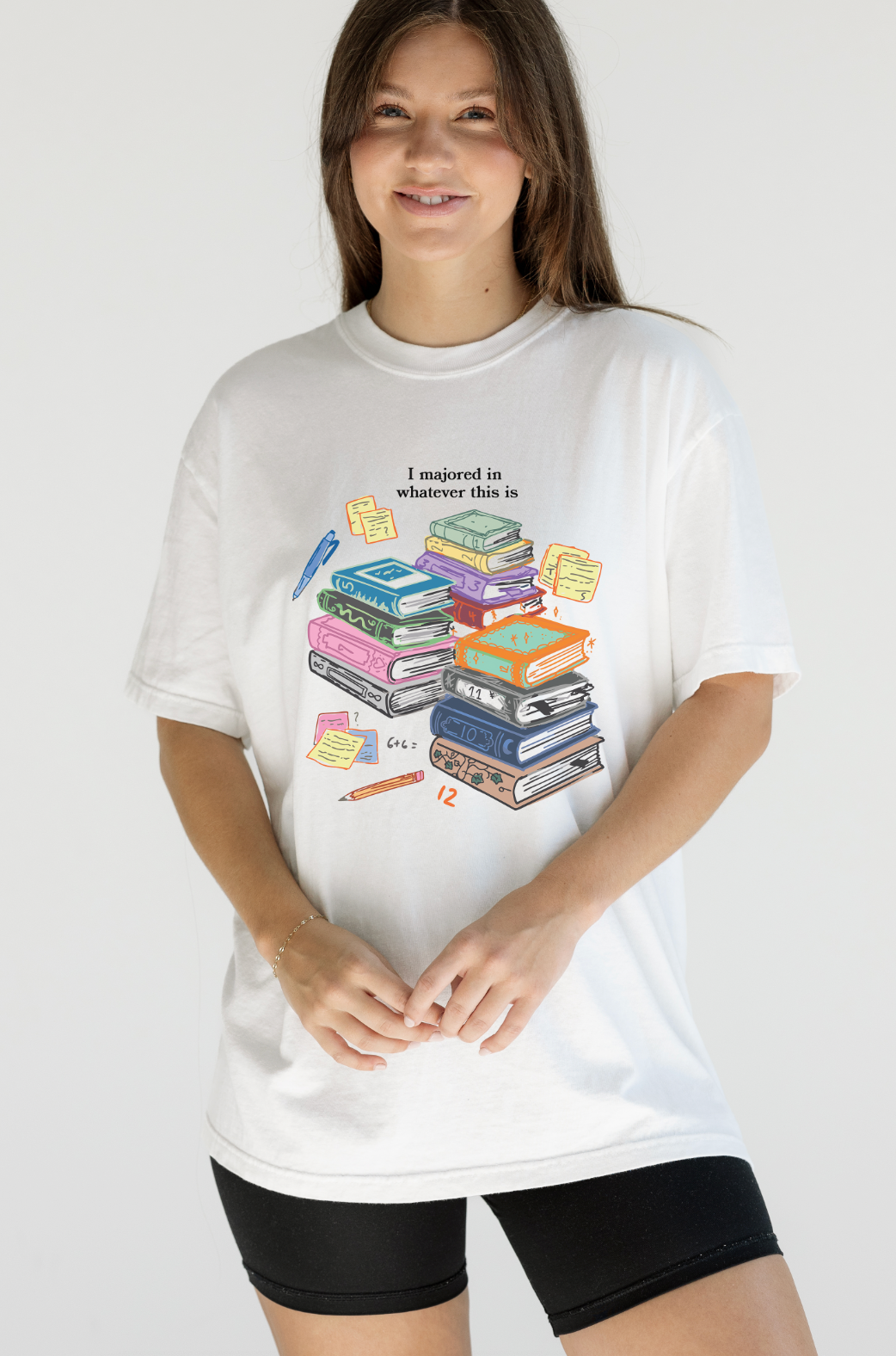 Eras Library Tee in White