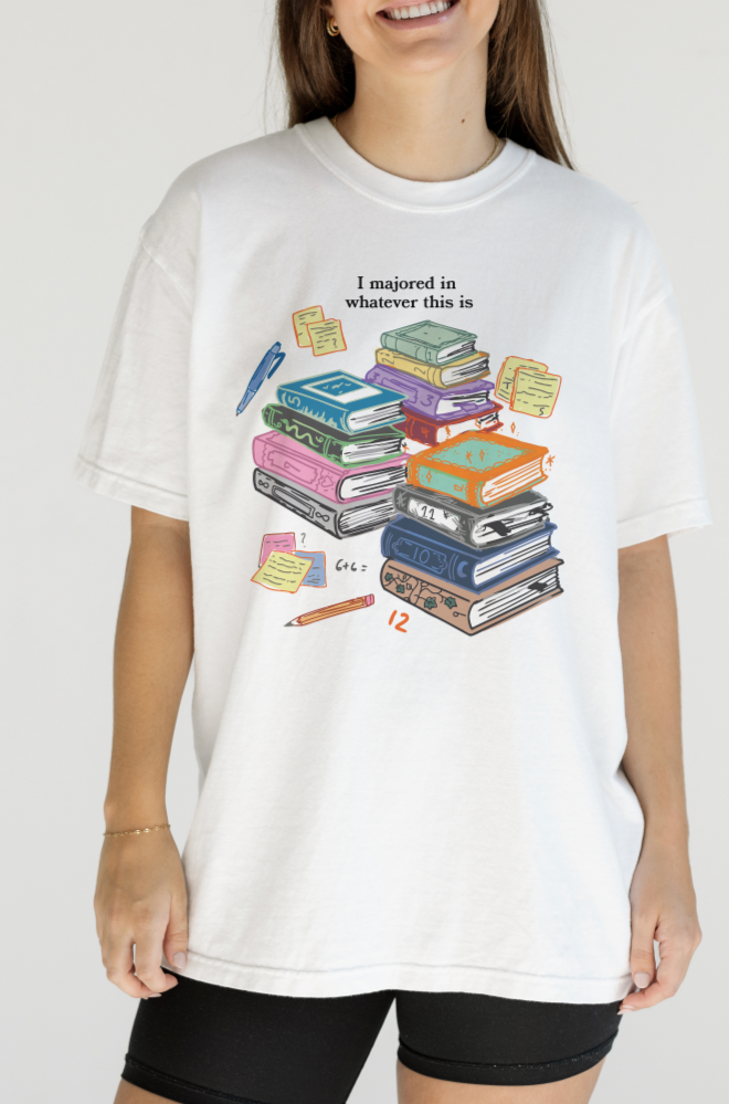Eras Library Tee in White