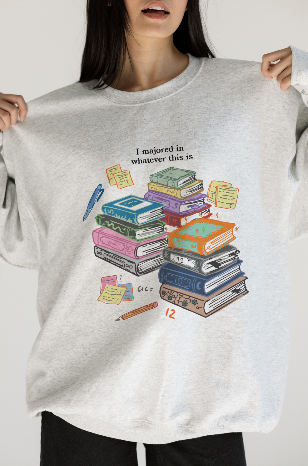 Eras Library Sweatshirt in Ash