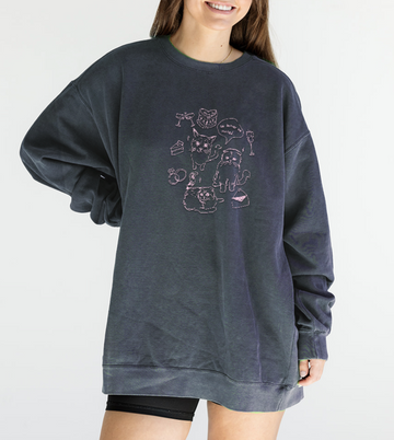 A Purrfect Wedding Invite Sweatshirt