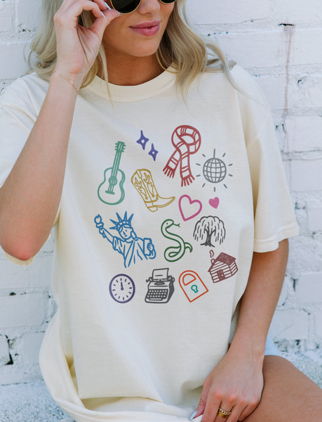 Miss Americana Charms Tee – Girl Tribe Co.