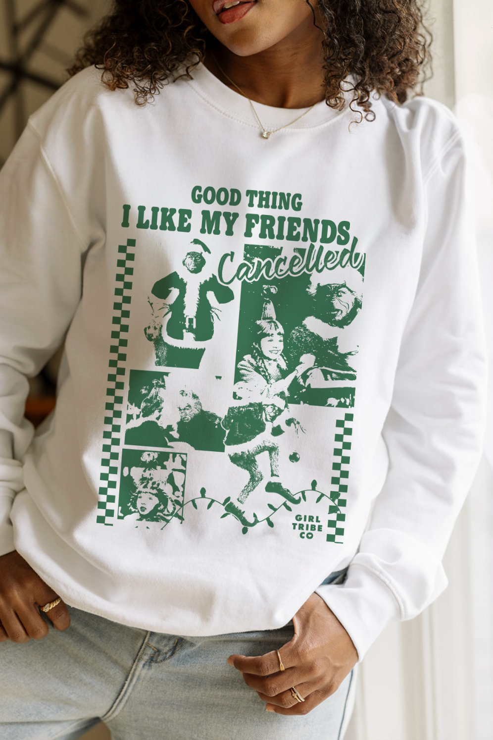 I Like My Friends Cancelled Grinch Sweatshirt