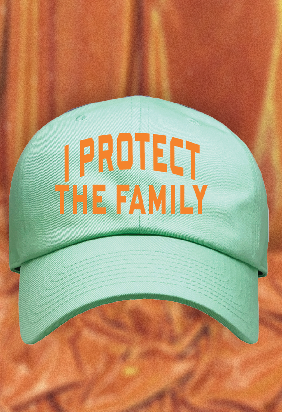 I Protect the Family Hat in Mint