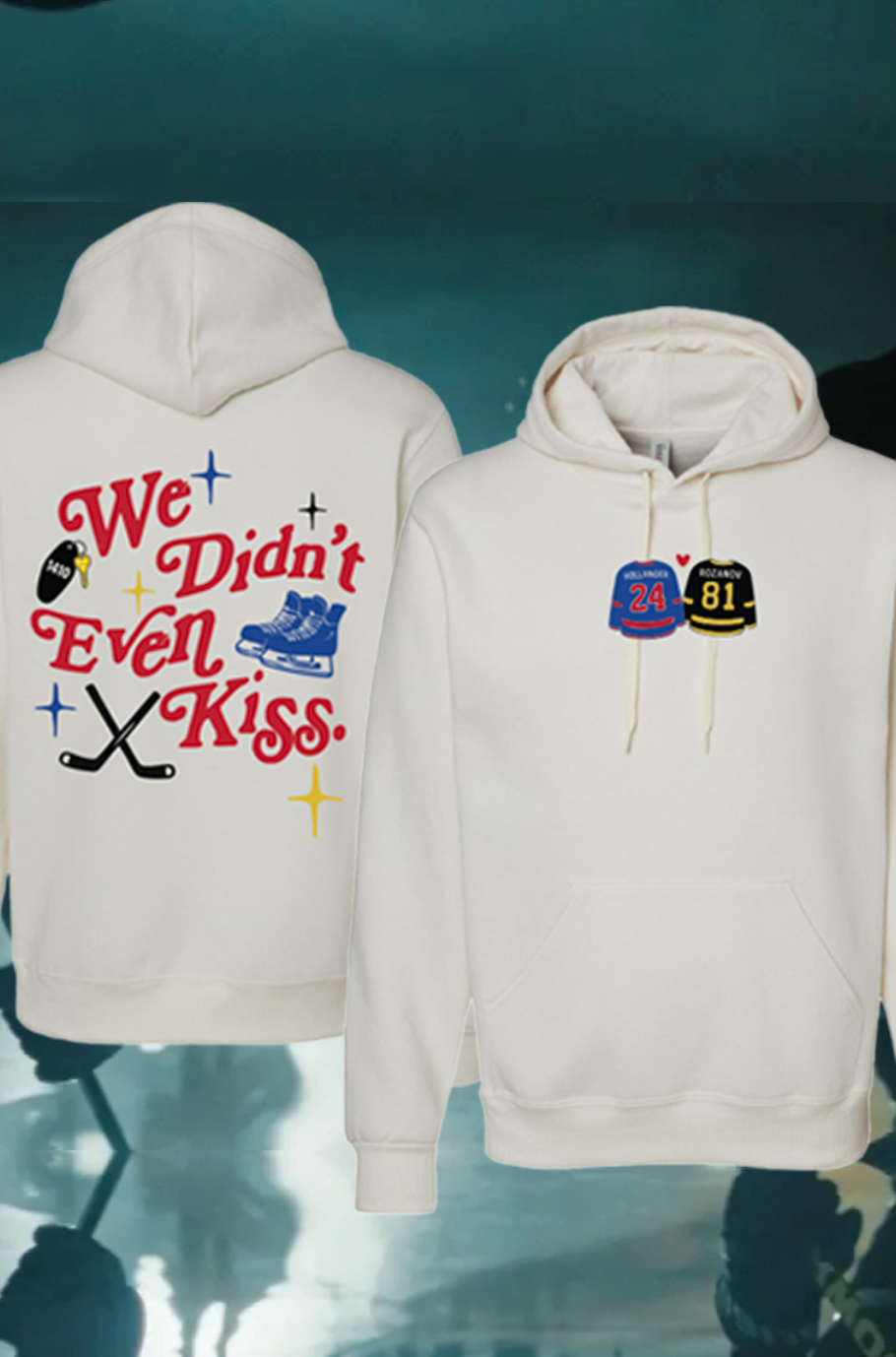 We didn't even kiss hoodie