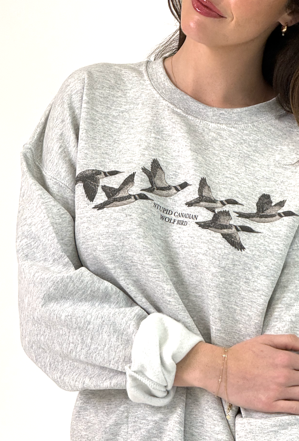 Stupid Canadian Wolf Bird Sweat