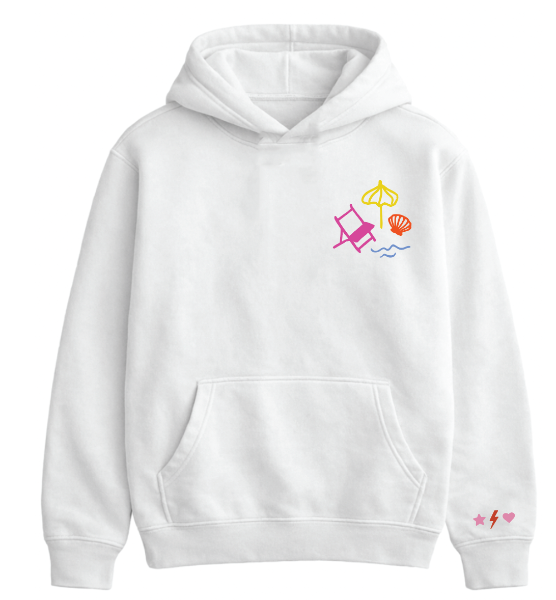 Girl Tribe Co Embroidered Bikini Summer Hoodie