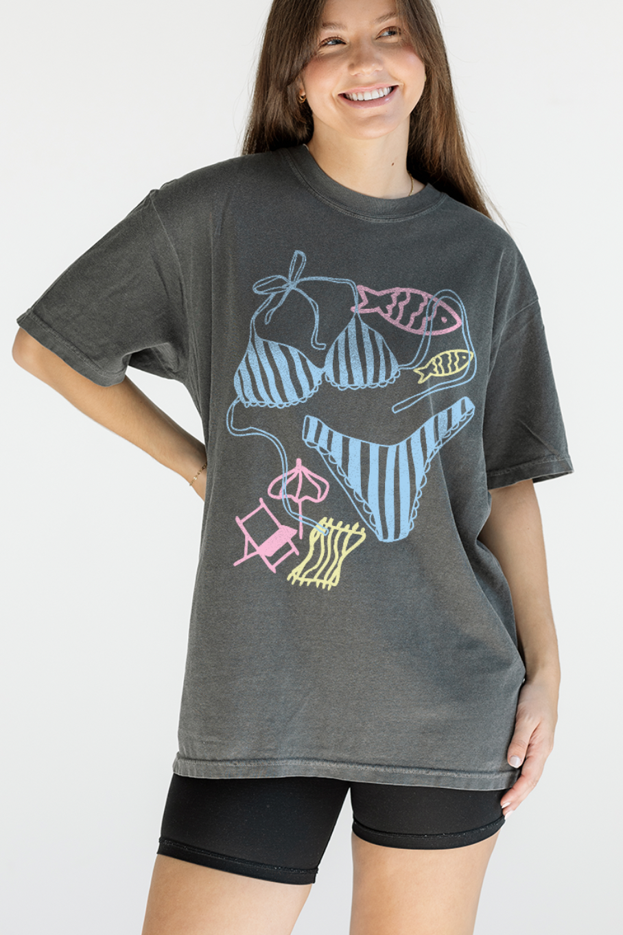 Tan Lines Tee Pepper